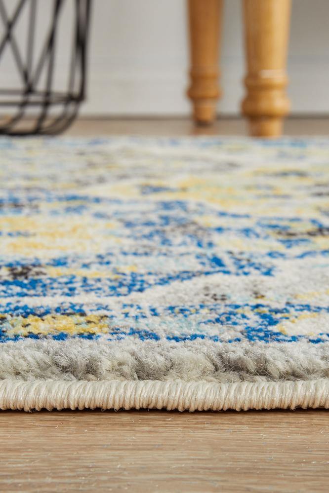 Evoke Poppy Multi Transitional Runner Rug - Cozy Rugs Australia