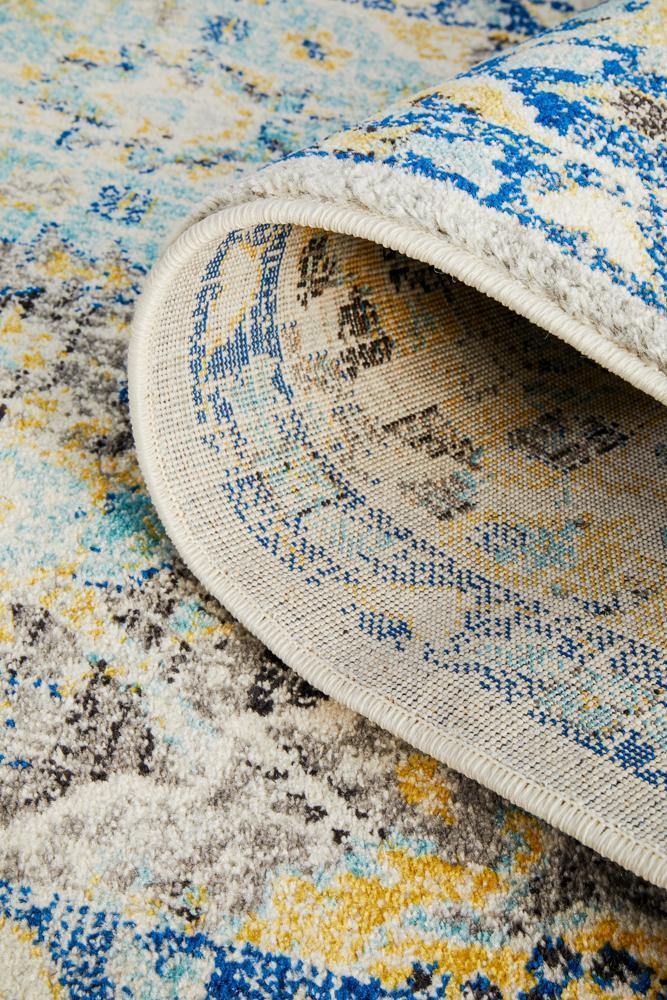 Evoke Poppy Multi Transitional Runner Rug - Cozy Rugs Australia