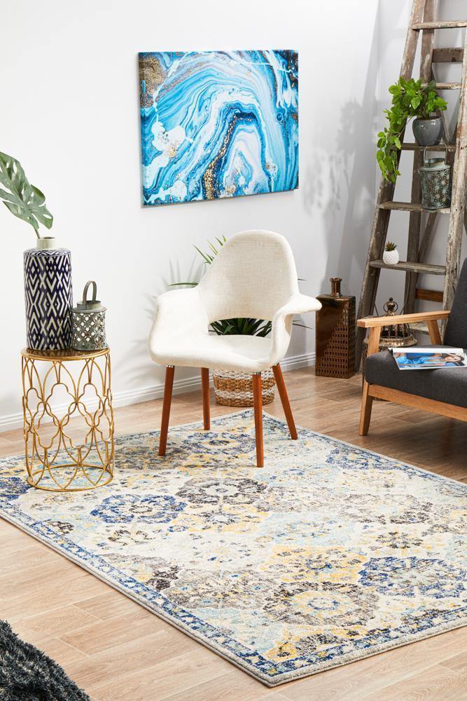 Evoke Poppy Multi Transitional Rug - Cozy Rugs Australia