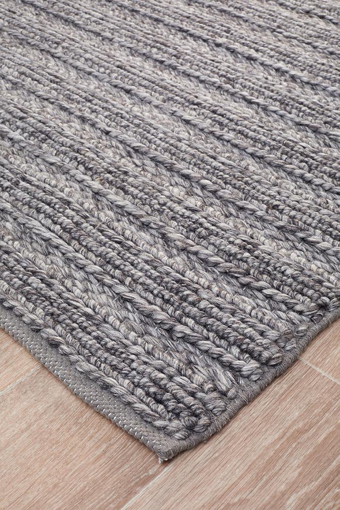 Harvest 801 Steel Rug - Cozy Rugs Australia