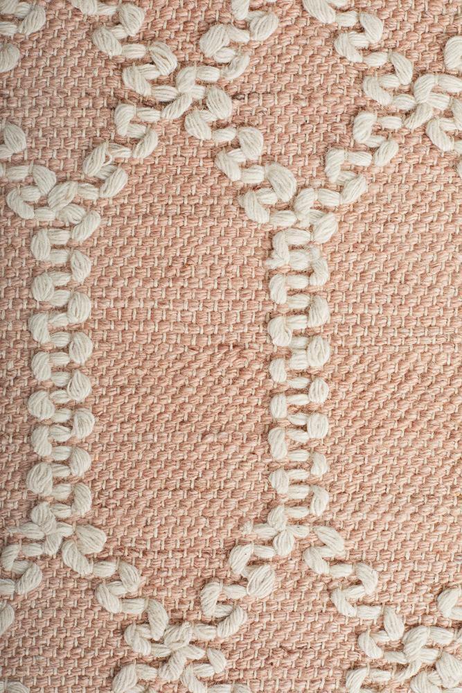 Krisha Tribal Trellis Rug Nude Soft Pink - Cozy Rugs Australia