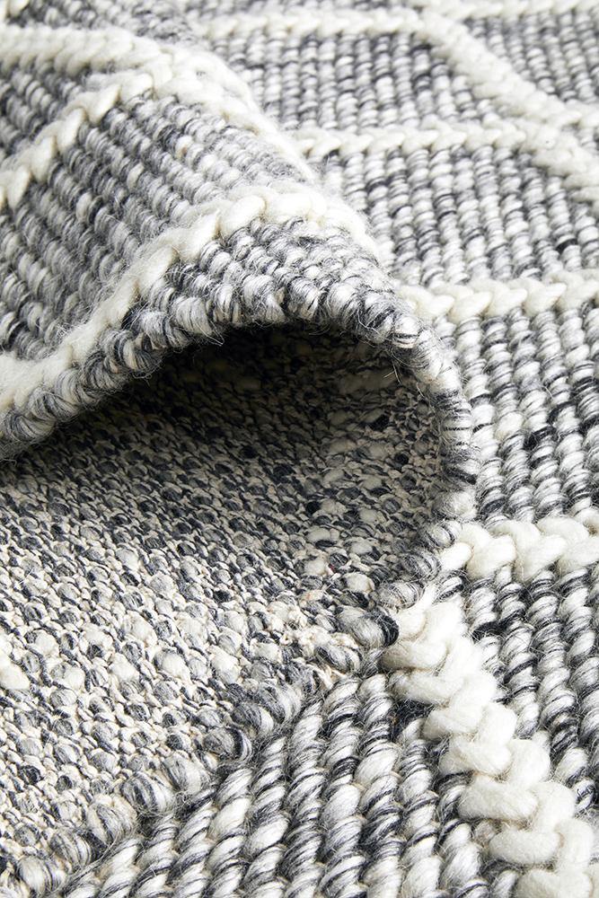 Huxley Grey Rug - Cozy Rugs Australia