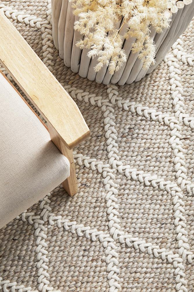 Huxley Natural Rug - Cozy Rugs Australia