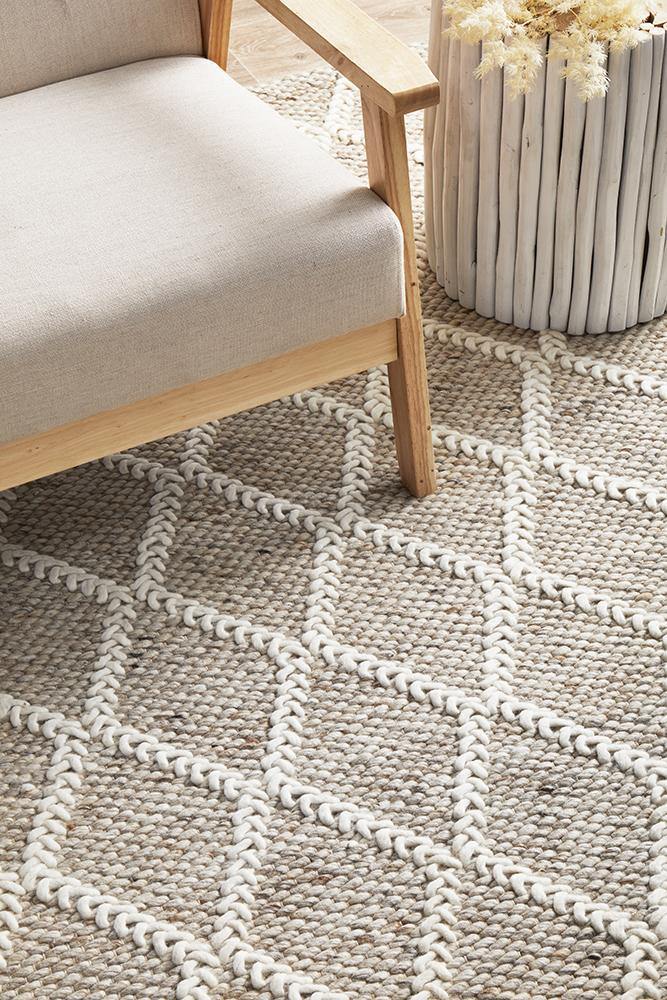 Huxley Natural Rug - Cozy Rugs Australia