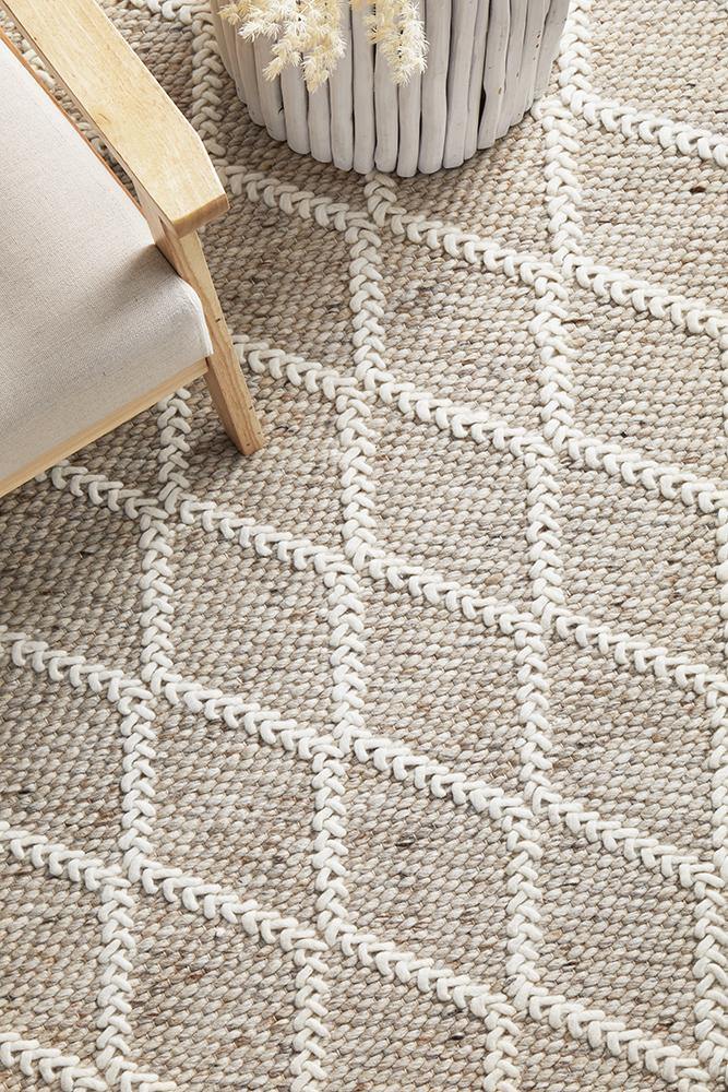 Huxley Natural Rug - Cozy Rugs Australia