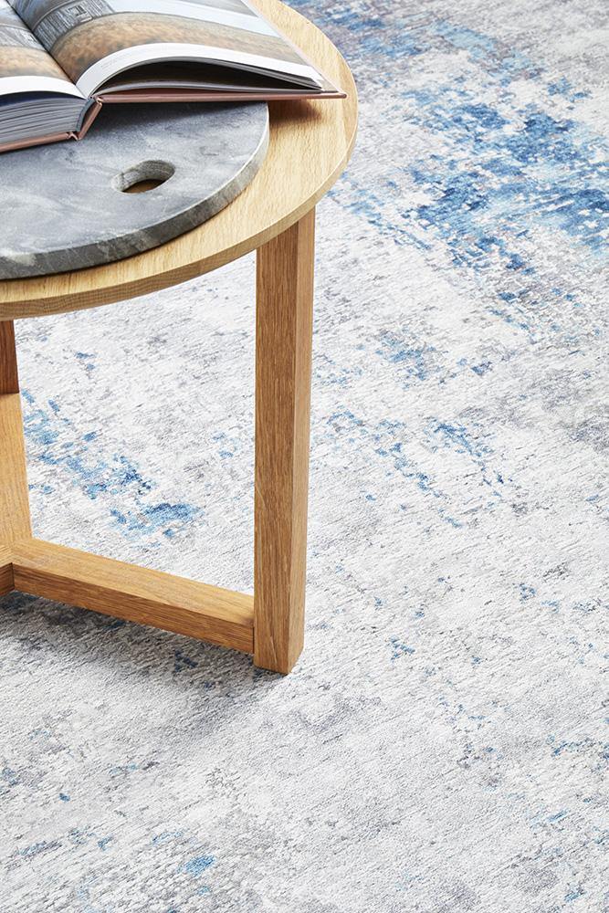 Illusions 132 Blue Rug - Cozy Rugs Australia