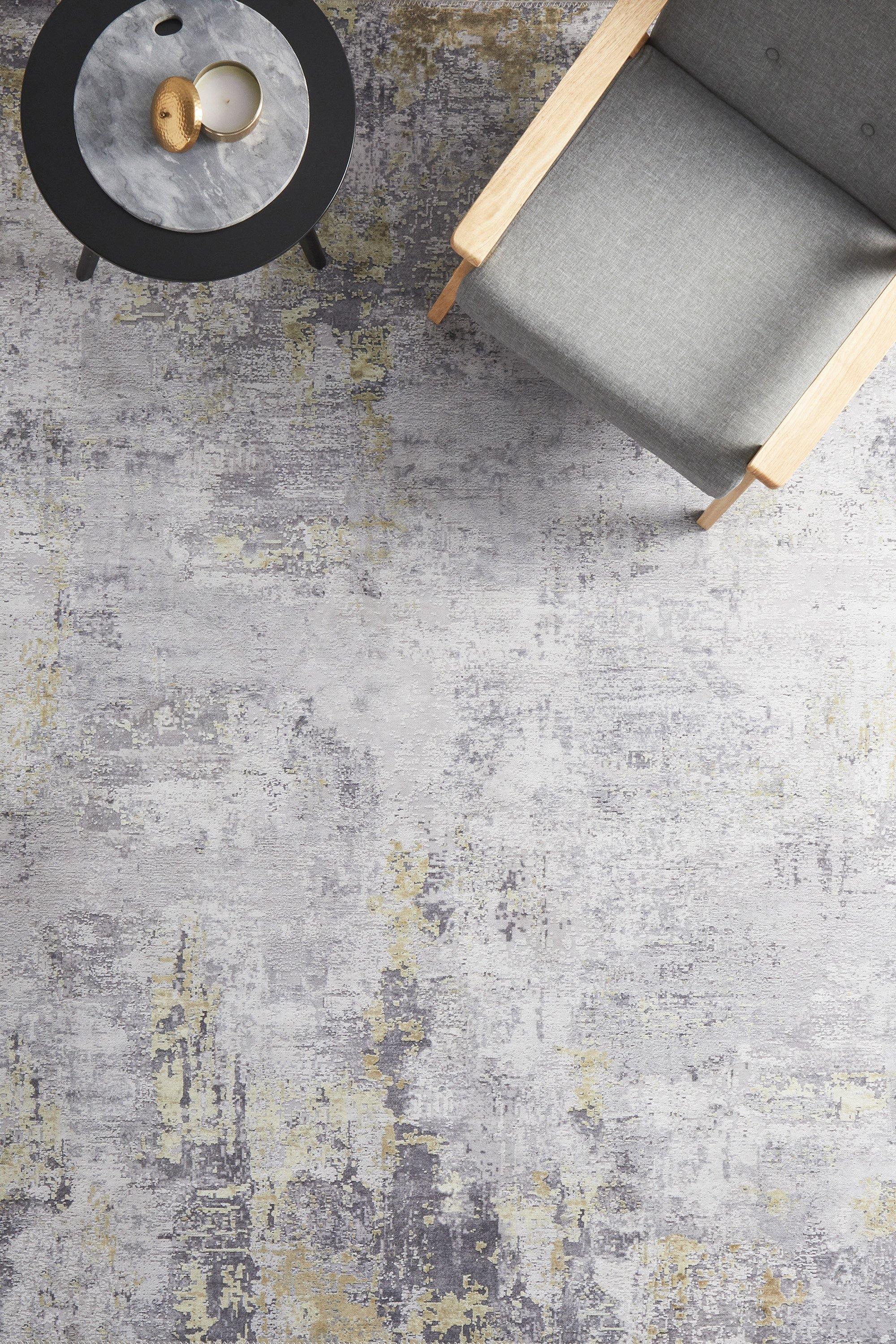 Illusions 156 Gold Rug - Cozy Rugs Australia