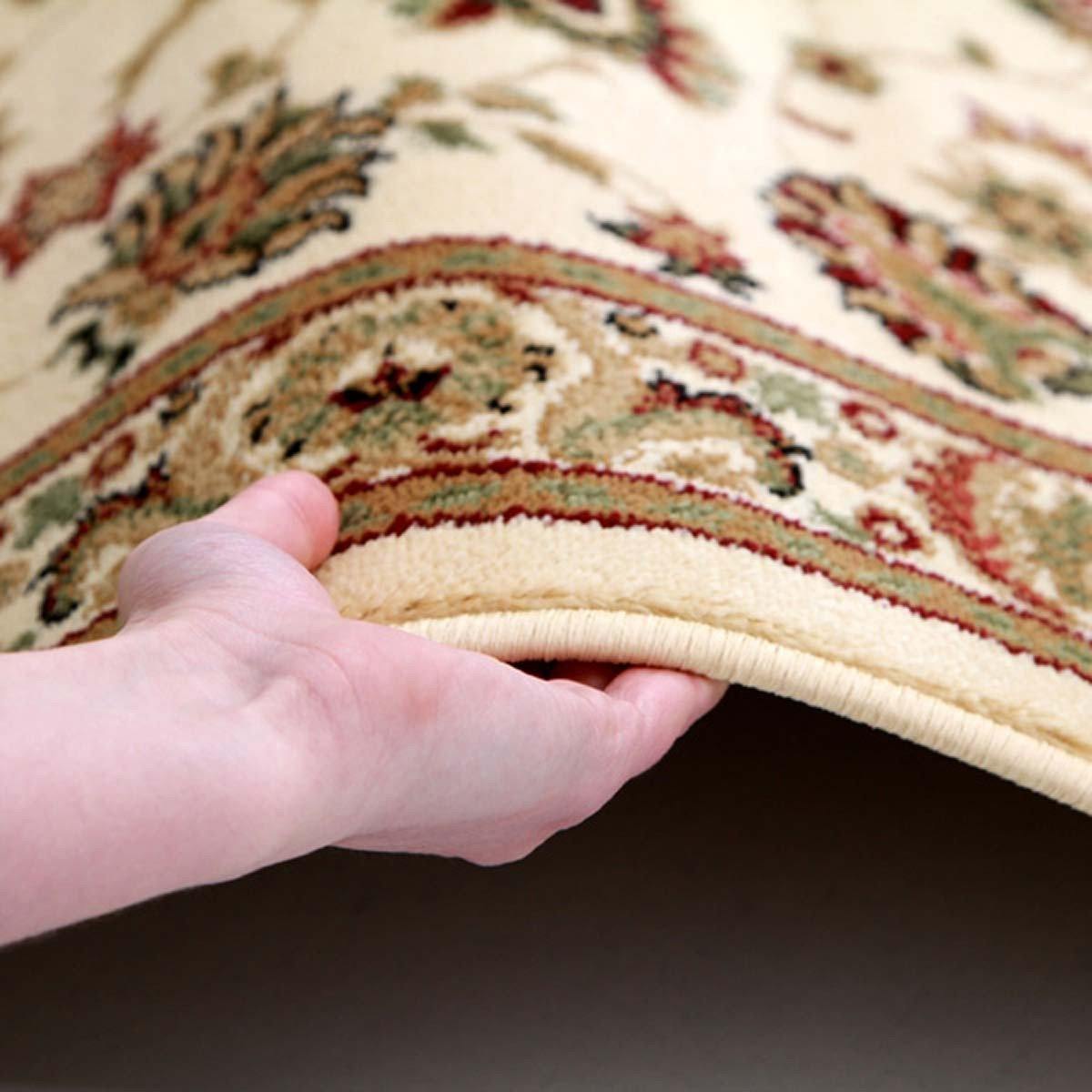 Istanbul Collection Traditional Floral Pattern Ivory Rug - Cozy Rugs Australia