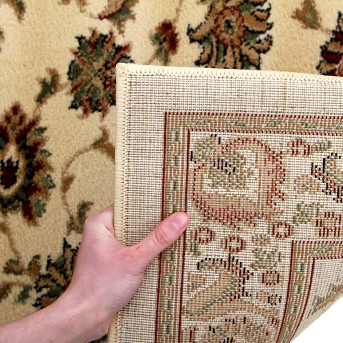 Istanbul Collection Traditional Floral Pattern Ivory Rug - Cozy Rugs Australia