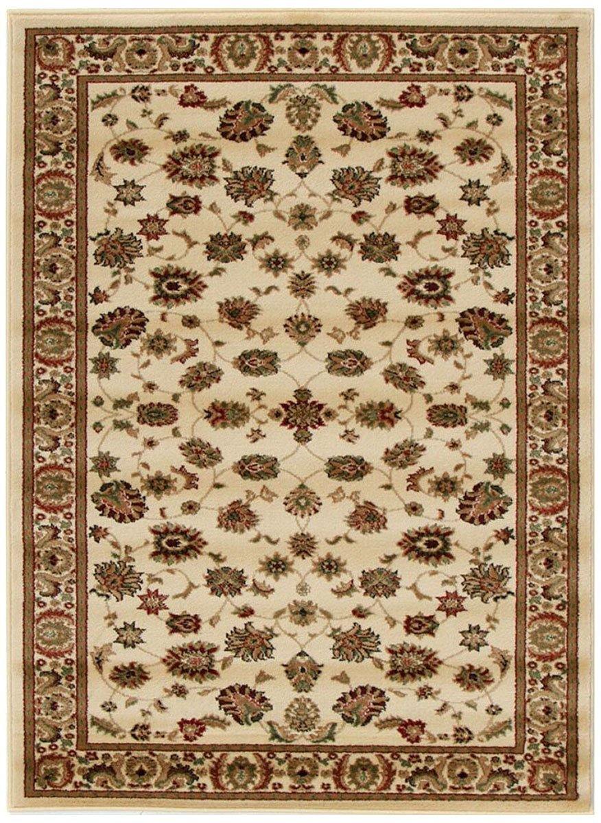 Istanbul Collection Traditional Floral Pattern Ivory Rug - Cozy Rugs Australia