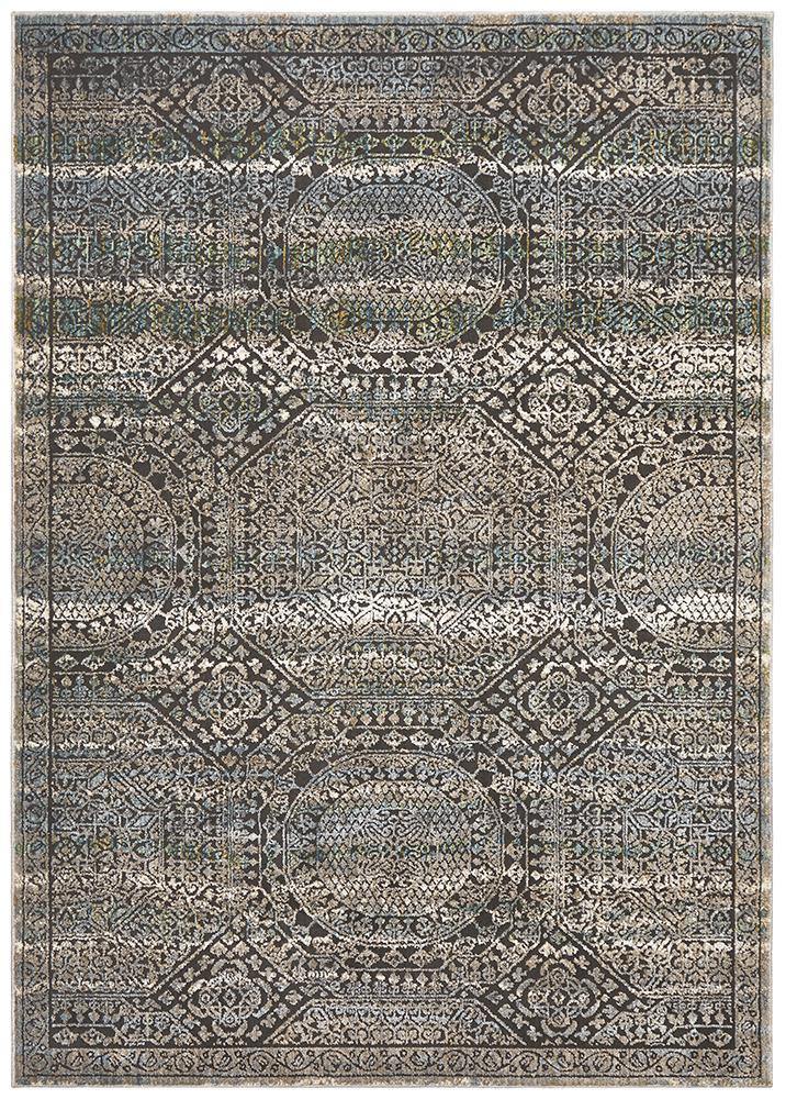 Jezebel Fluid Morrow Modern Blue Rug - Cozy Rugs Australia