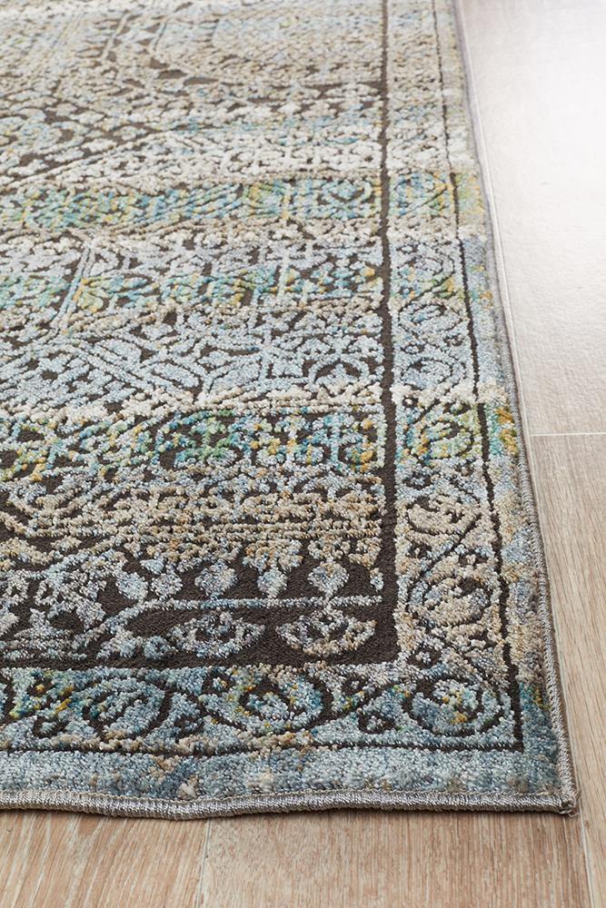 Jezebel Fluid Morrow Modern Blue Rug - Cozy Rugs Australia