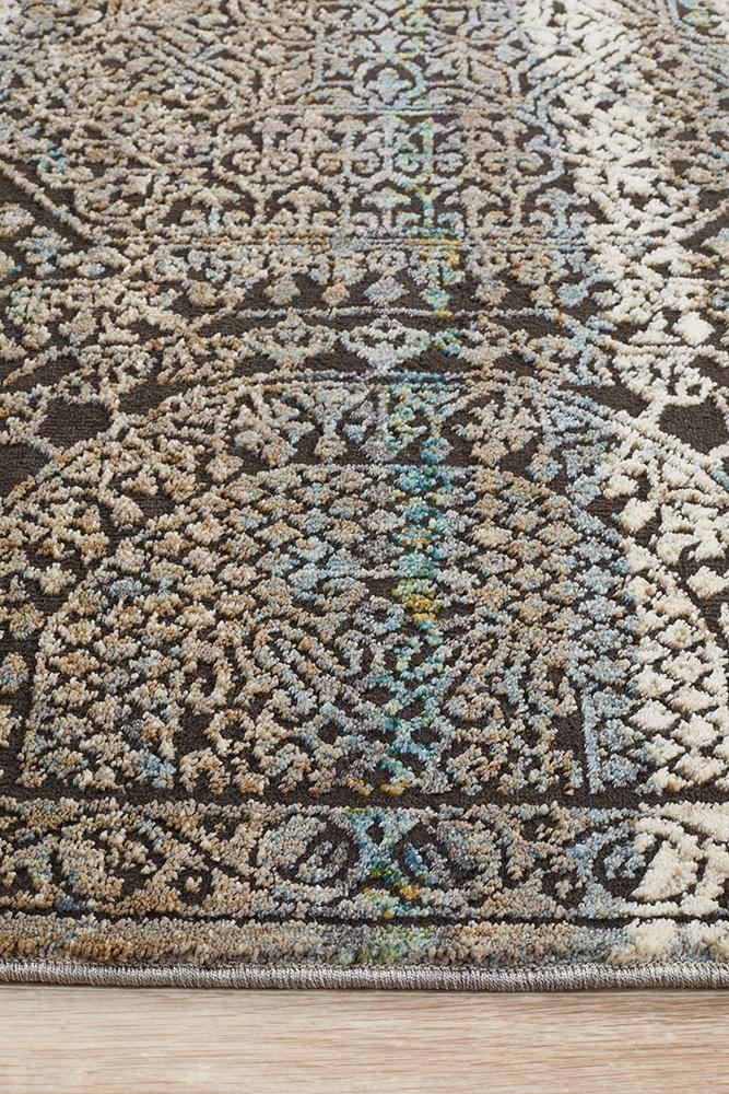 Jezebel Fluid Morrow Modern Blue Rug - Cozy Rugs Australia