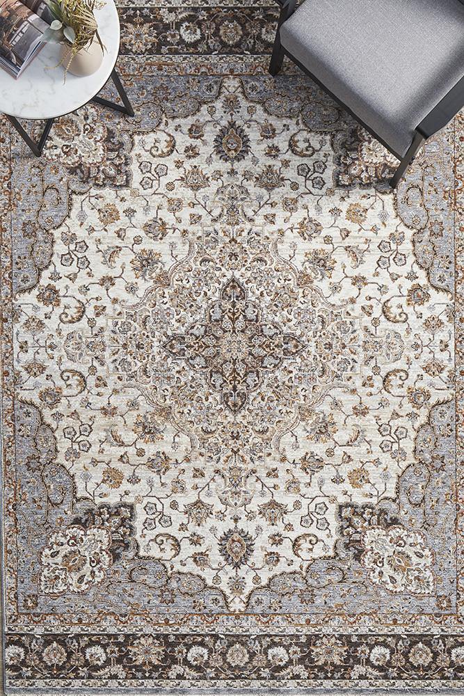 Jaipur 77 Silver Rug - Cozy Rugs Australia