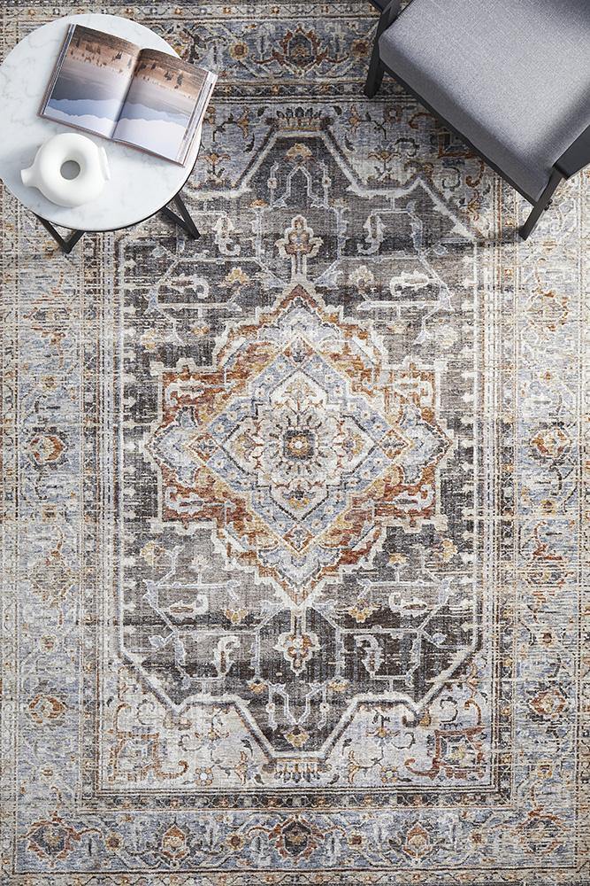Jaipur 99 Grey Rug - Cozy Rugs Australia