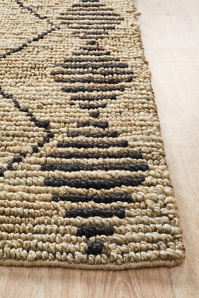 Kenya Kasa Hand Woven Tribal Jute Rug - Cozy Rugs Australia