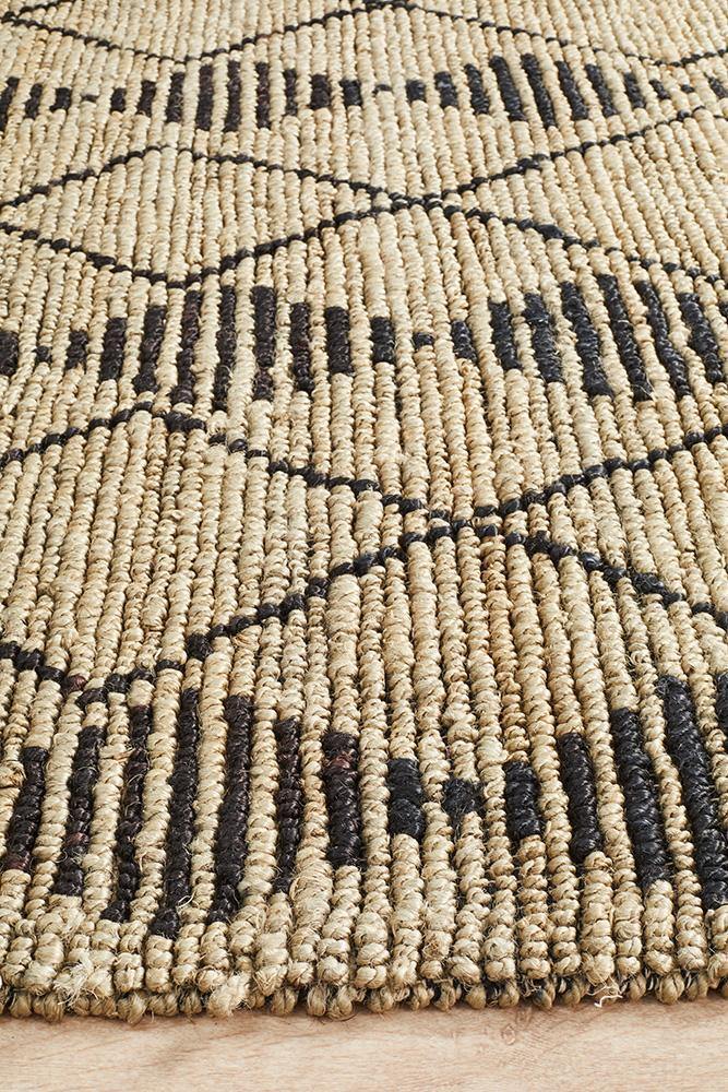 Kenya Kasa Hand Woven Tribal Jute Rug - Cozy Rugs Australia