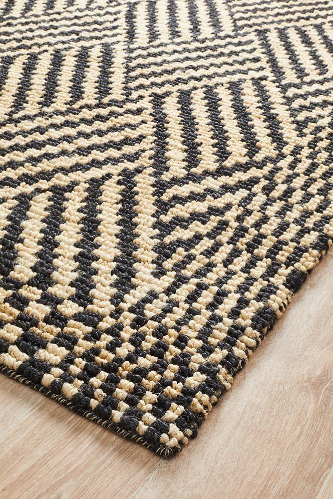 Kenya Kimi Hand Woven Tribal Jute Rug - Cozy Rugs Australia