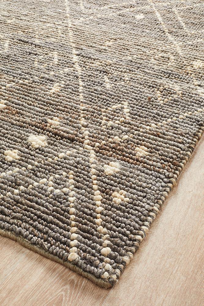 Kenya Misu Hand Woven Tribal Jute Rug - Cozy Rugs Australia