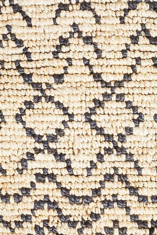 Kenya Elki Hand Woven Tribal Jute Rug - Cozy Rugs Australia