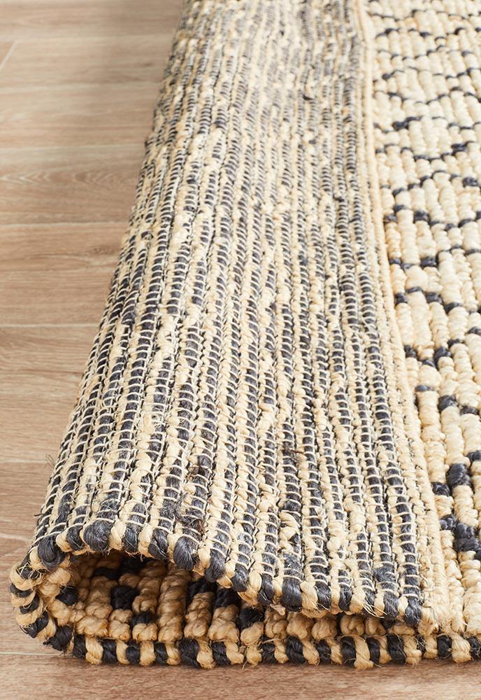 Kenya Elki Hand Woven Tribal Jute Rug - Cozy Rugs Australia