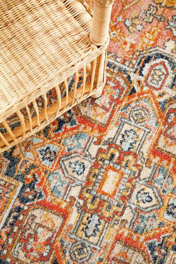 Legacy 850 Salmon Round Rug - Cozy Rugs Australia