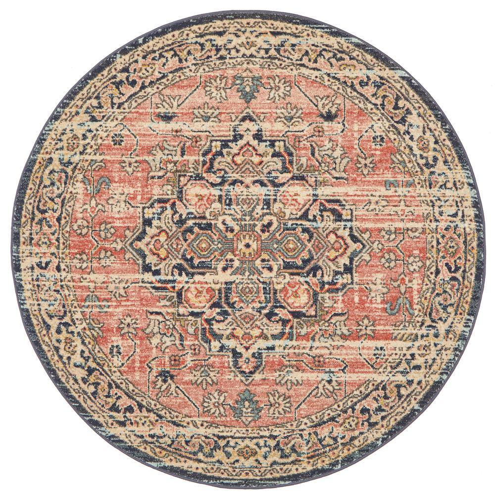 Legacy 851 Brick Round Rug - Cozy Rugs Australia