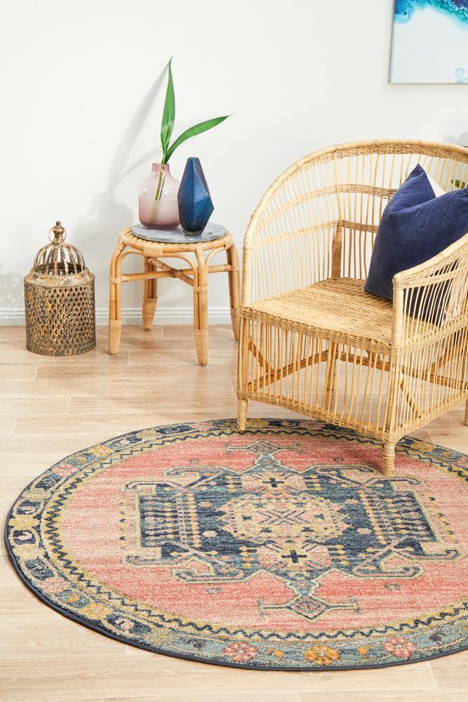 Legacy 852 Earth Round Rug - Cozy Rugs Australia