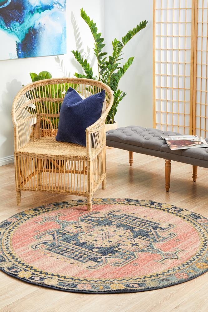 Legacy 852 Earth Round Rug - Cozy Rugs Australia