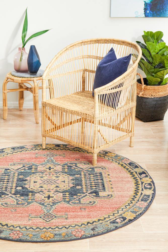 Legacy 852 Earth Round Rug - Cozy Rugs Australia