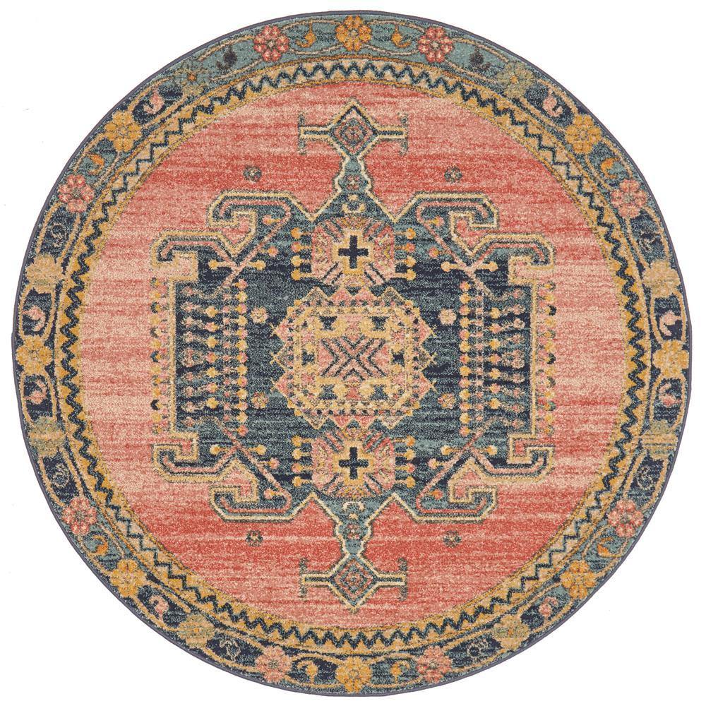 Legacy 852 Earth Round Rug - Cozy Rugs Australia