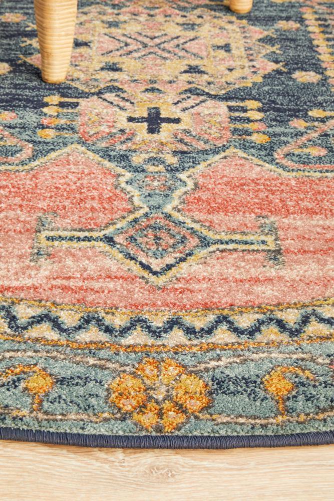 Legacy 852 Earth Round Rug - Cozy Rugs Australia