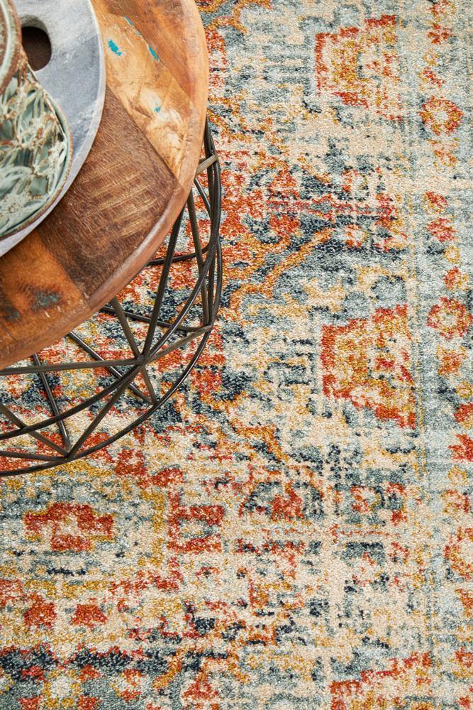 Legacy 853 Blue Runner Rug - Cozy Rugs Australia