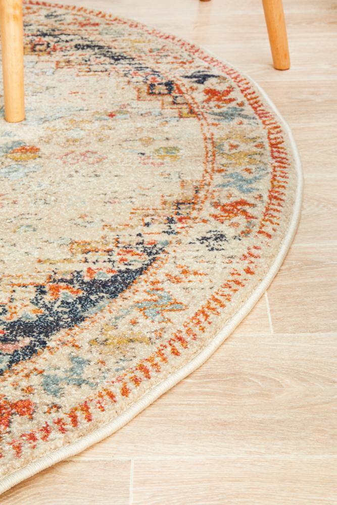 Legacy 854 Autumn Round Rug - Cozy Rugs Australia