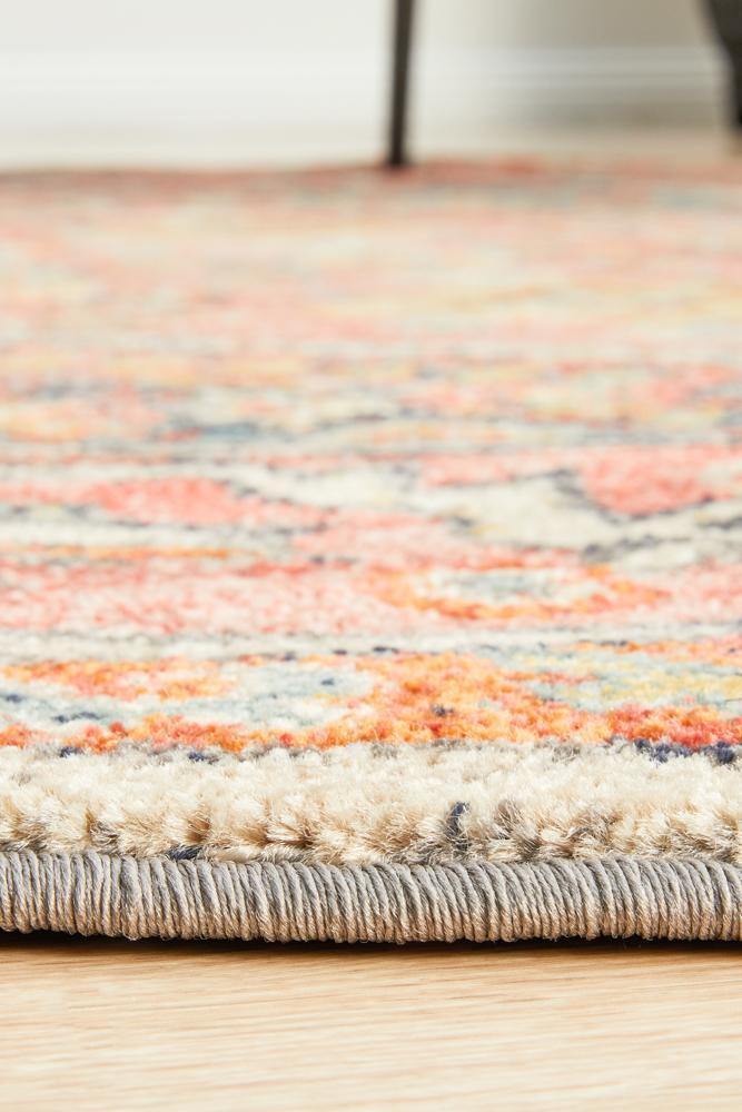 Legacy 856 Crimson Round Rug - Cozy Rugs Australia