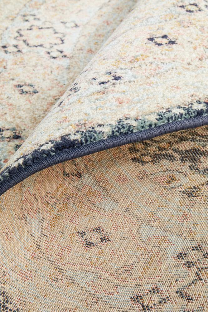 Legacy 858 Midnight Round Rug - Cozy Rugs Australia