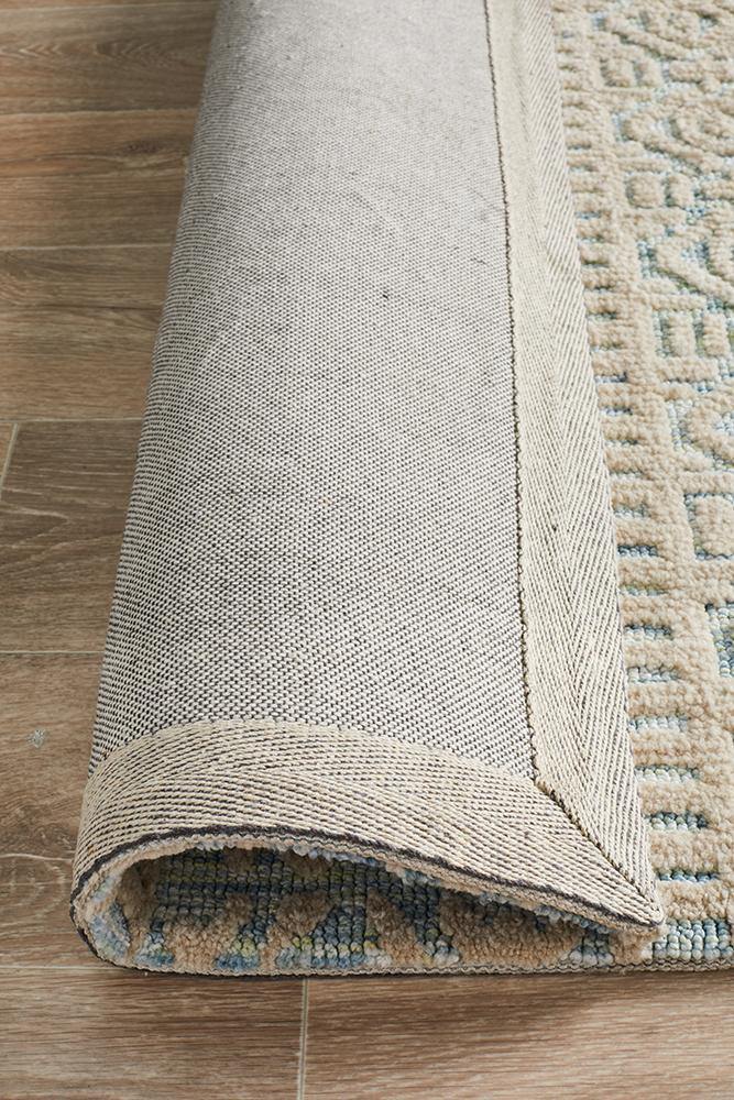 Levi Lucy Blue Green Rug - Cozy Rugs Australia