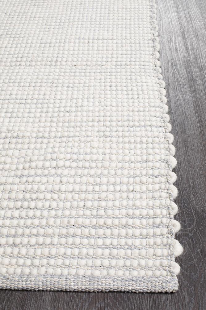 Loft Stunning Wool Grey Rug - Cozy Rugs Australia