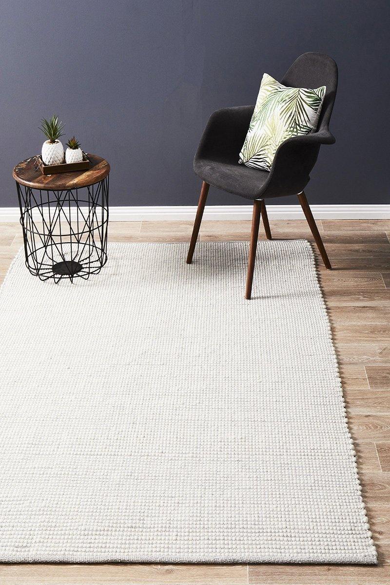 Loft Stunning Wool Grey Rug - Cozy Rugs Australia