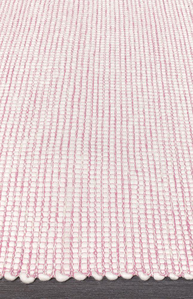 Loft Stunning Wool Pink Rug - Cozy Rugs Australia