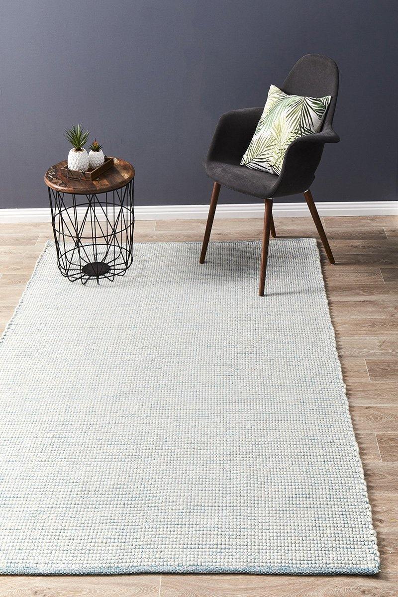 Loft Stunning Wool Turquoise Rug - Cozy Rugs Australia