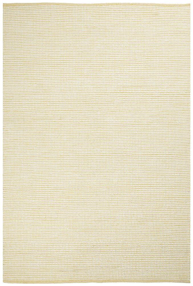 Loft Stunning Wool Yellow Rug - Cozy Rugs Australia