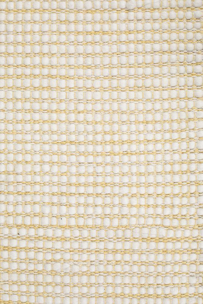 Loft Stunning Wool Yellow Rug - Cozy Rugs Australia
