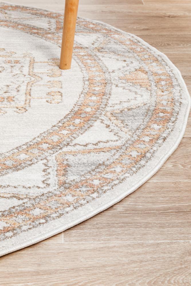 Mayfair Caitlen Natural Round Rug - Cozy Rugs Australia