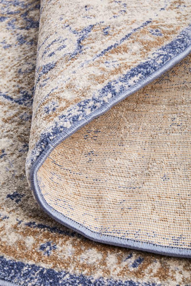 Mayfair Hugo Ocean Round Rug - Cozy Rugs Australia