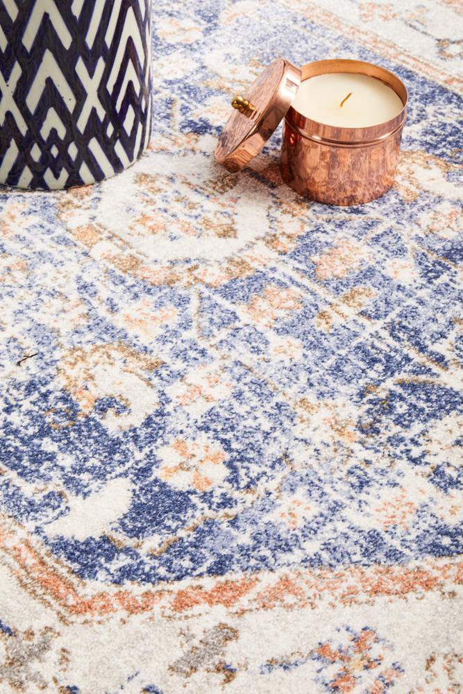 Mayfair Lorissa Blue Rug - Cozy Rugs Australia