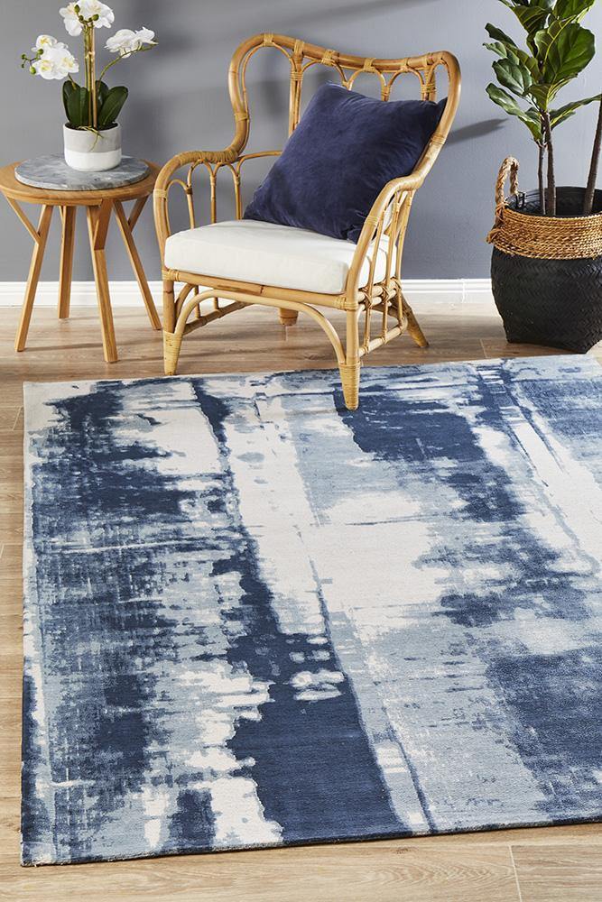 Magnolia 11 Denim Rug - Cozy Rugs Australia