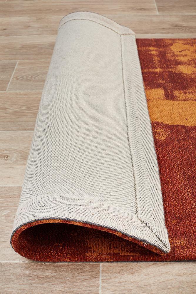 Magnolia 11 Paprika Runner Rug - Cozy Rugs Australia