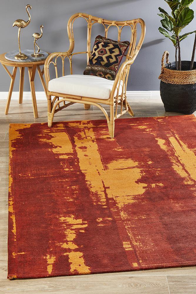 Magnolia 11 Paprika Rug - Cozy Rugs Australia