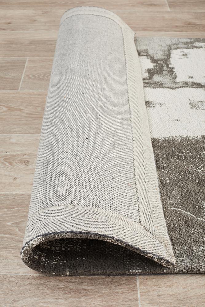Magnolia 11 Silver Runner Rug - Cozy Rugs Australia
